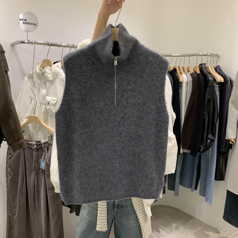 PHILO韓國直郵女裝新品熱賣真品職業休閑時尚吊帶背心羊絨PHILO吊帶/背心圖色3