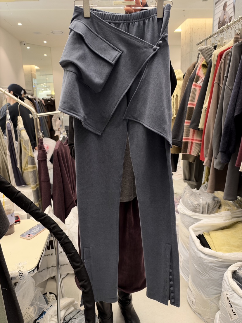 UOOV韓國直郵女士新款推薦熱賣真品人氣職業休閑時尚裙褲UOOV裙褲圖色3