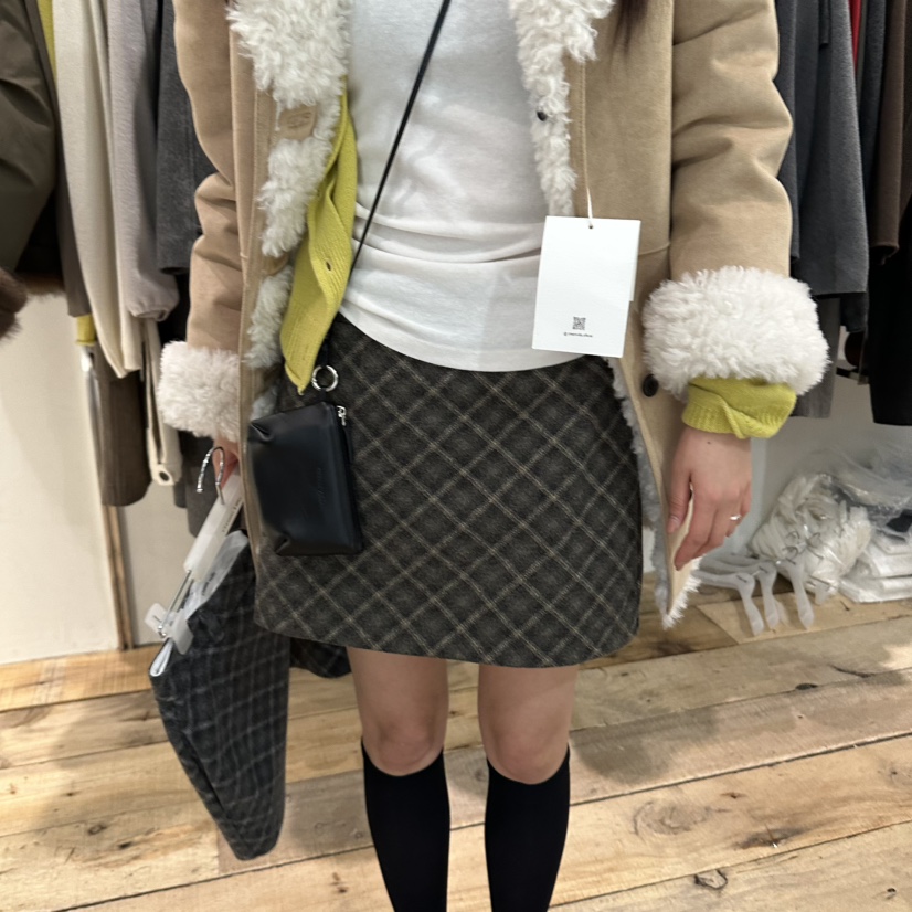 CREAM VILLA韓國直郵女士新款真品短裙CREAM VILLA短裙圖色1