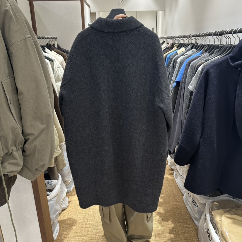 GARDEN LAYER韓國代購女士新品真品推薦人氣中長款大衣羊駝GARDEN LAYER中長款大衣