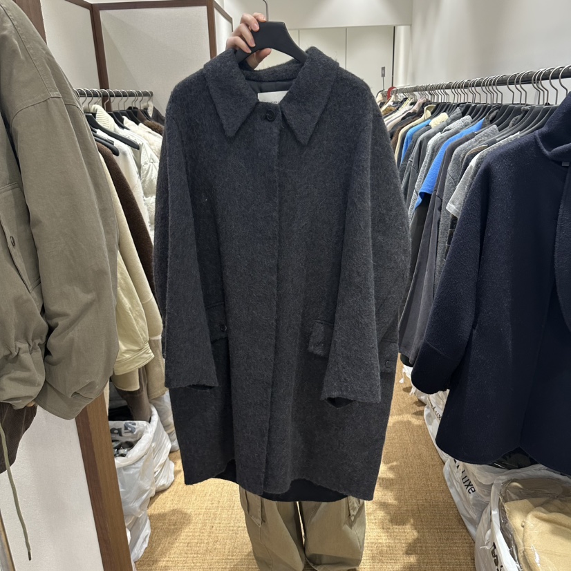 GARDEN LAYER韓國代購女士新品真品推薦人氣中長款大衣羊駝GARDEN LAYER中長款大衣圖色3
