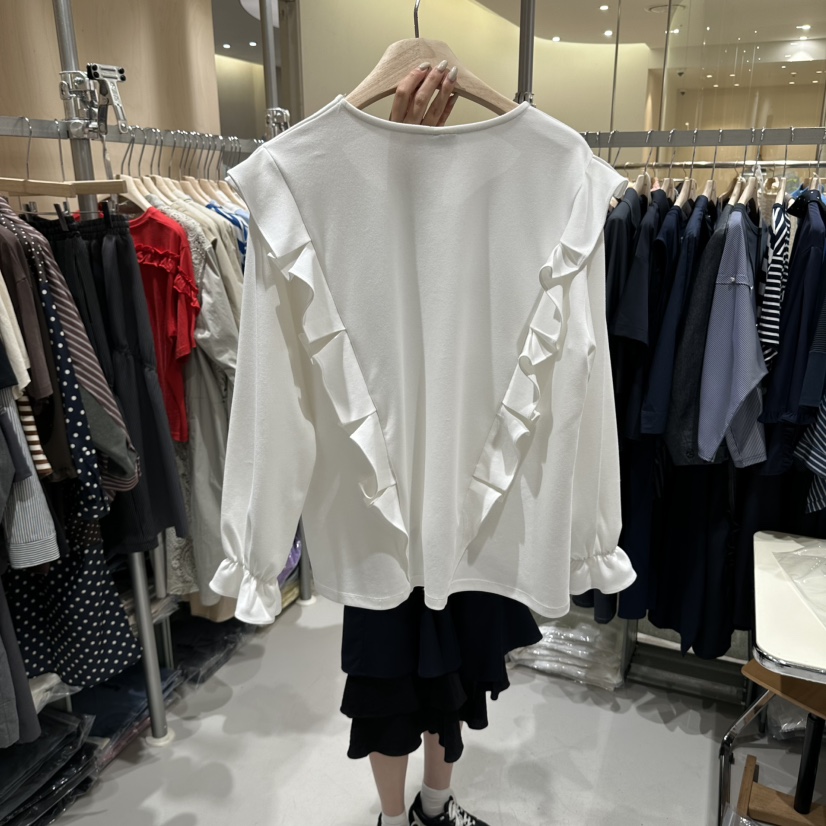 RUMBA韓國代購女裝新款休閑人氣職業推薦時尚熱賣襯衫蕾絲衫RUMBA襯衫/蕾絲衫