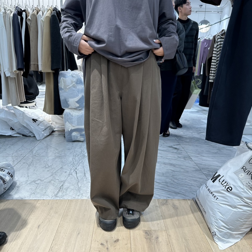 REVE-L東大門實拍女裝新品時尚真品推薦熱賣人氣休閑休閑褲REVE-L休閑褲圖色2綠色