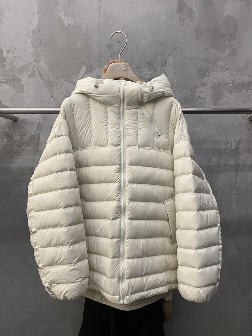 THE VETIVER-A東大門實拍女裝新款職業短款羽絨服羽絨服修身連帽VETIVER短款羽絨服圖色1