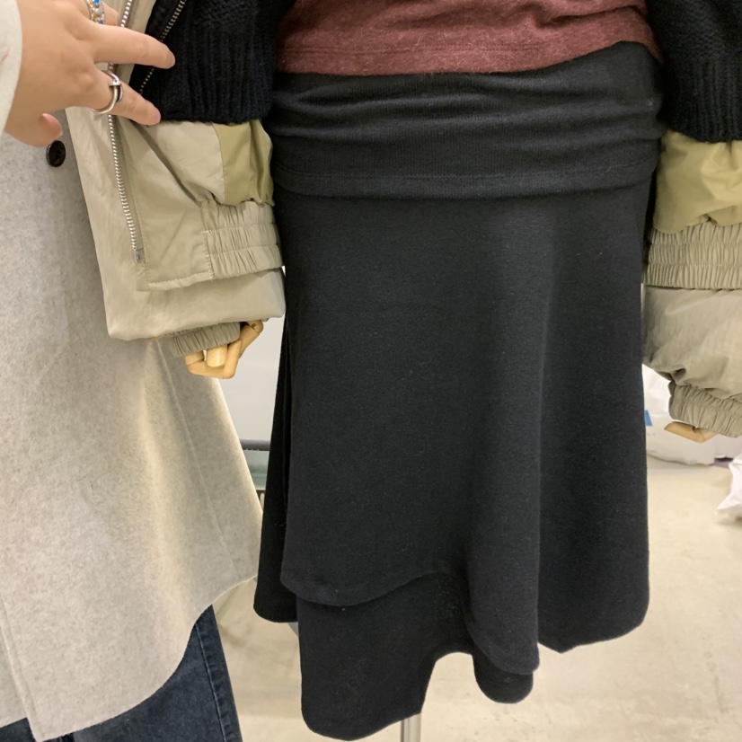 PHILO韓國直郵女裝新品真品人氣職業熱賣半身裙中短裙折疊PHILO半身裙/中短裙圖色2