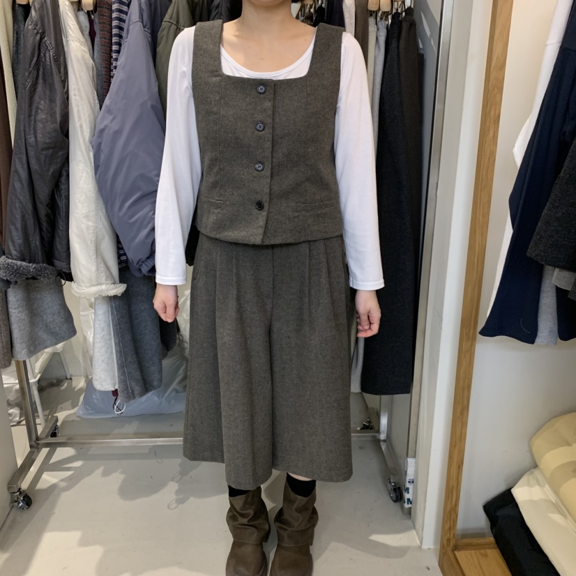 OUTRENE韓國直郵女裝新品推薦休閑時尚人氣真品熱賣套裝OUTRENE套裝圖色1棕色