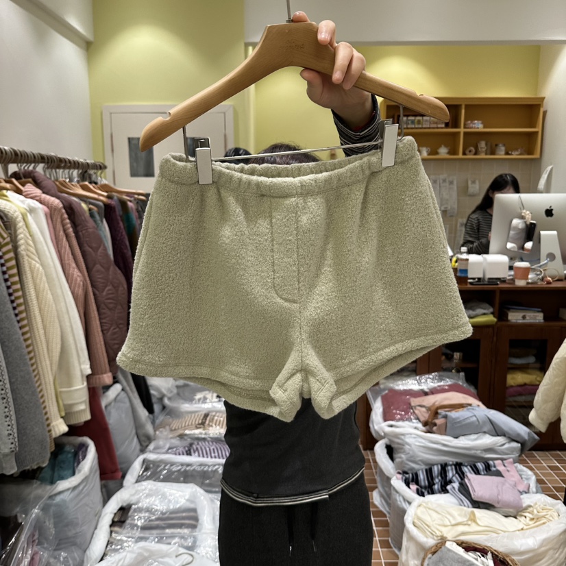 OURMOMENT東大門代購女士新品休閑人氣真品時尚推薦熱賣短褲OURMOMENT短褲圖色2綠色