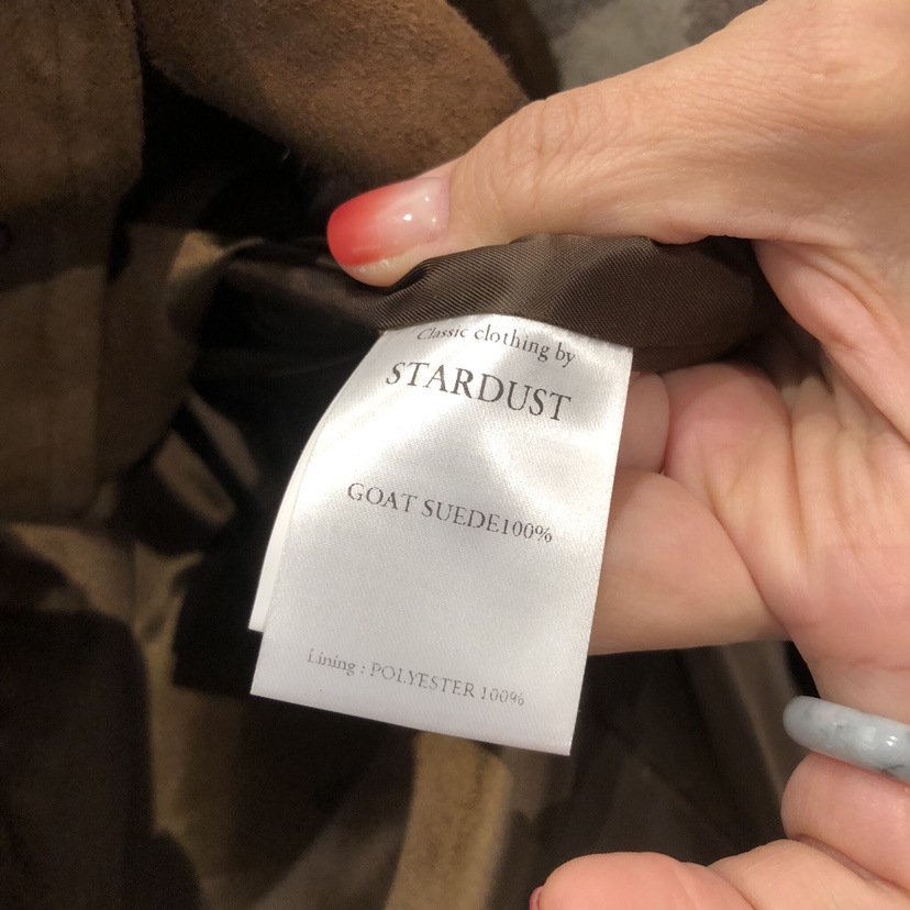 THE STARDUST東大門直郵女裝新品真品休閑推薦短款大衣麂皮THE STARDUST短款大衣