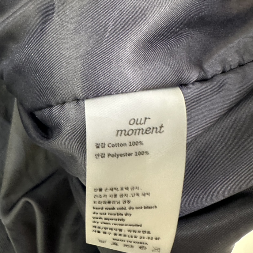 OURMOMENT東大門直郵女裝新品熱賣時尚真品休閑夾克燈芯絨OURMOMENT夾克