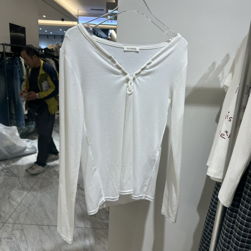 TOPDRESSING東大門實拍女士新品人氣休閑真品熱賣長袖T恤TOPDRESSING長袖T恤圖色1
