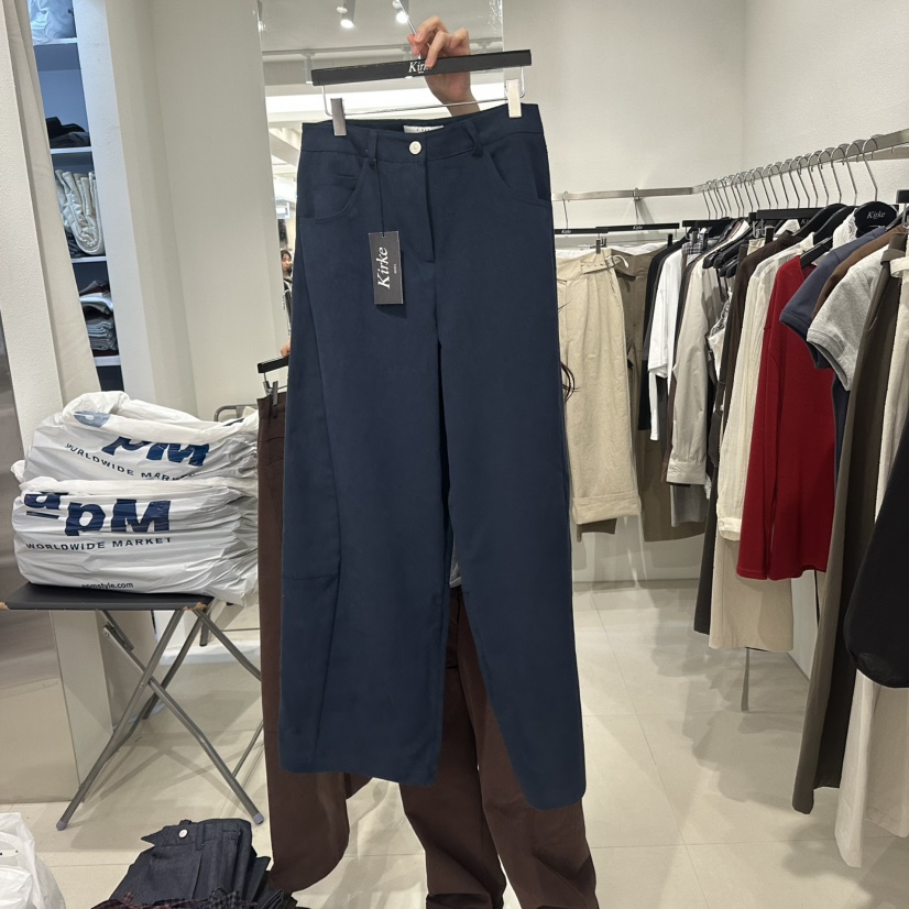 KIRKE東大門直郵女裝新品時尚熱賣真品職業人氣休閑褲闊腿褲KIRKE休閑褲圖色2