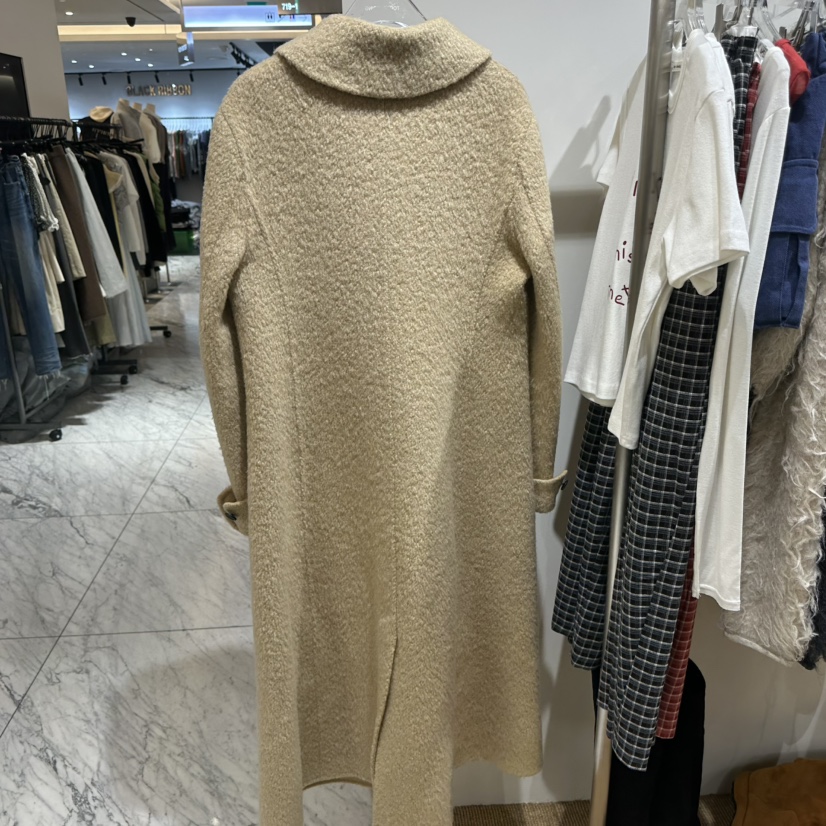 TOPDRESSING韓國直郵女裝新品人氣時尚推薦休閑中長款大衣TOPDRESSING中長款大衣
