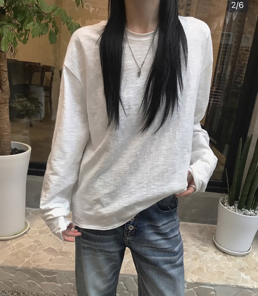 SWAG韓國直郵女裝新款時尚職業熱賣真品推薦休閑人氣長袖T恤SWAG長袖T恤圖色1