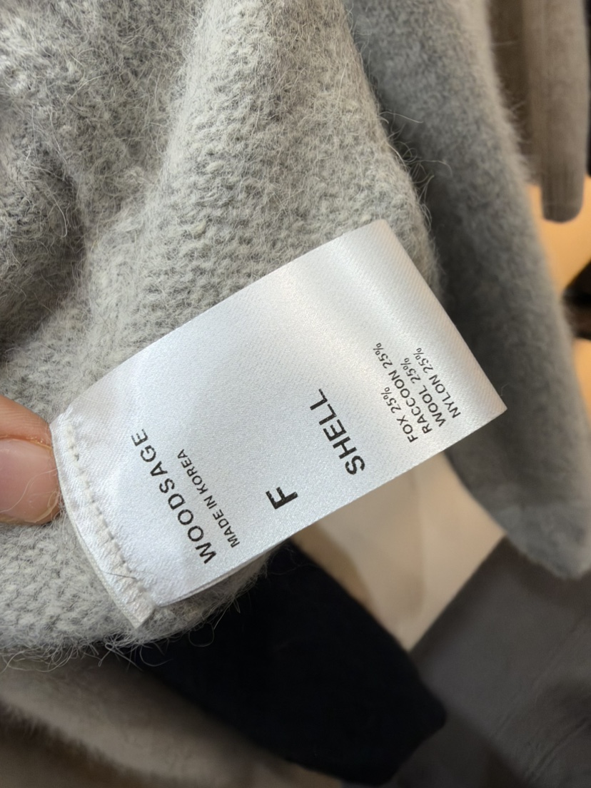 WOOD SAGE東大門代購女士新品時尚人氣休閑開衫狐貍浣熊WOOD SAGE開衫