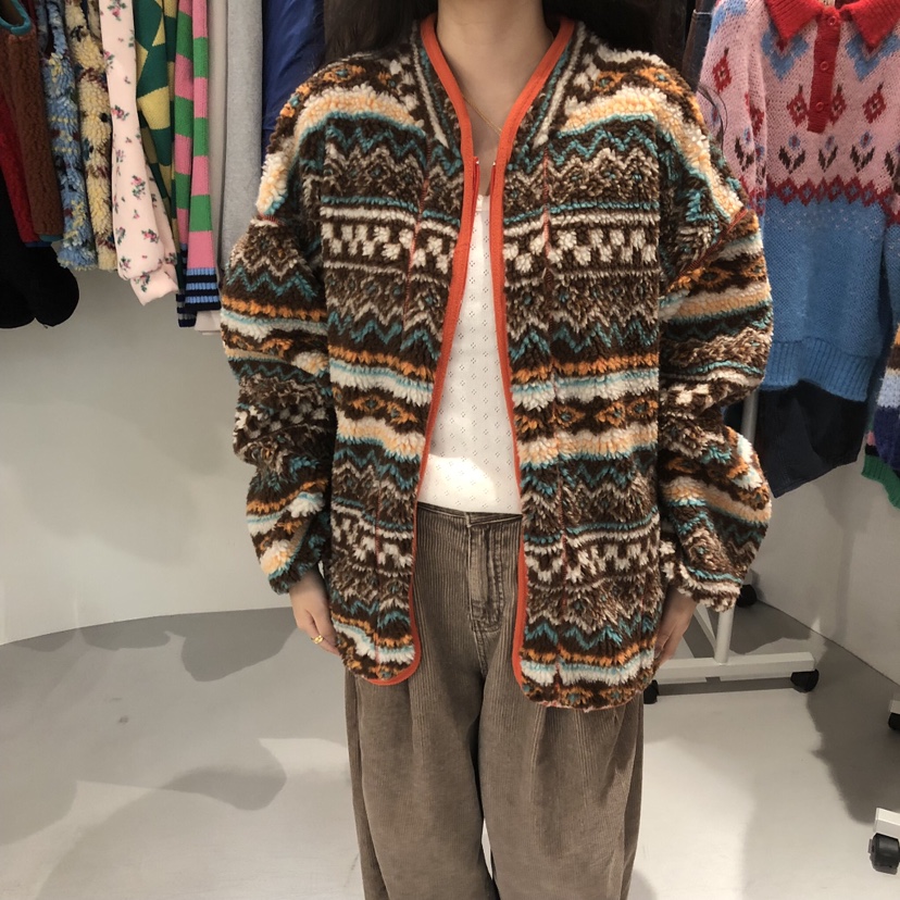 VENTI東大門代購女裝新款休閑推薦人氣真品熱賣時尚夾克羊皮VENTI夾克圖色3