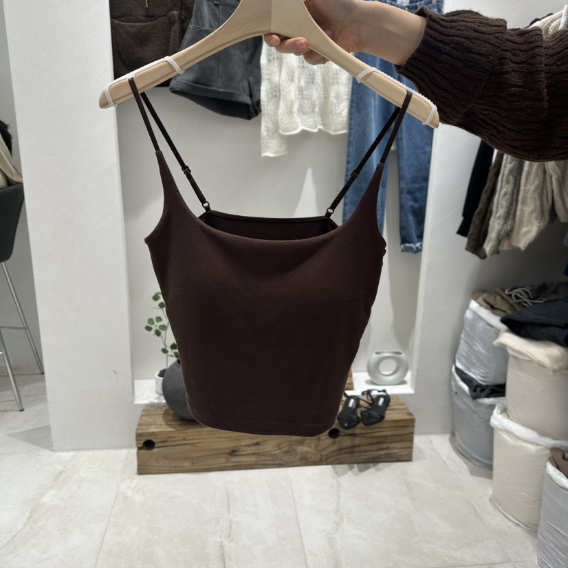 RE:FRESH-L東大門直郵女裝新款時尚真品職業吊帶背心無袖RE:FRESH-L吊帶/背心圖色8棕色