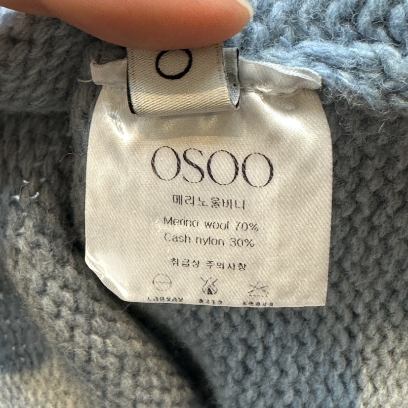 OSOO韓國直郵女士新品職業休閑真品帽子美利奴羊毛羊毛帽OSOO帽子