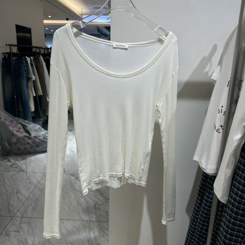 TOPDRESSING東大門實拍女士新品推薦休閑職業人氣長袖T恤TOPDRESSING長袖T恤圖色1