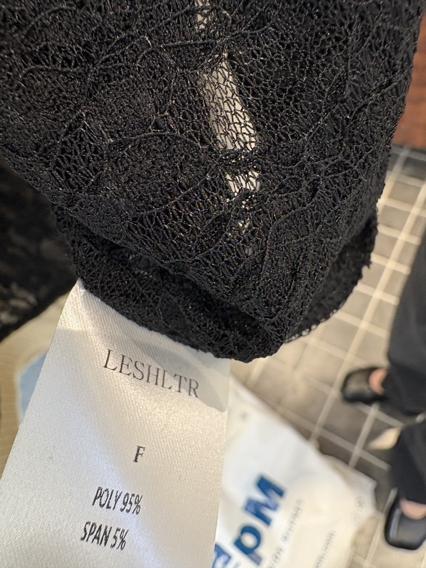 CREAM-P/LESHLTR韓國直郵女士新品休閑職業時尚襯衫蕾絲衫LESHLTR/CREAM襯衫/蕾絲衫