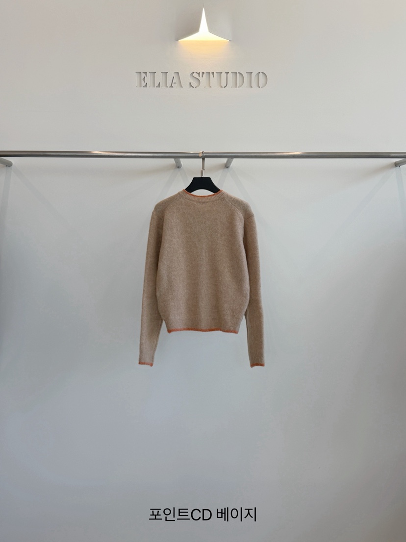 ELIA韓國代購女士新品推薦熱賣人氣時尚休閑真品開衫ELIA STUDIO開衫