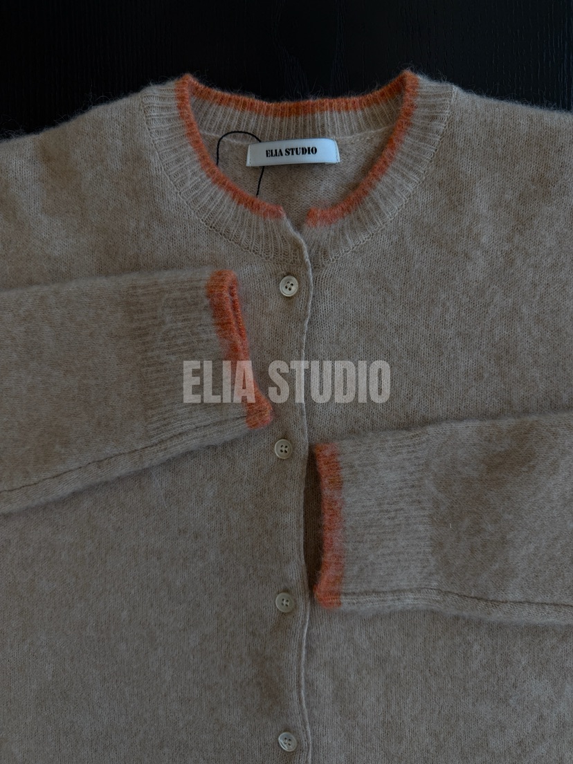 ELIA韓國代購女士新品推薦熱賣人氣時尚休閑真品開衫ELIA STUDIO開衫