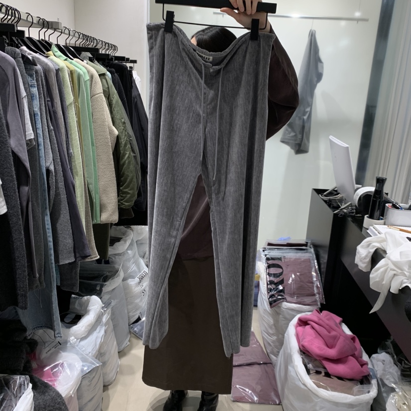 BROT東大門實拍女裝新款人氣休閑時尚推薦熱賣真品休閑褲BROT休閑褲圖色3灰
