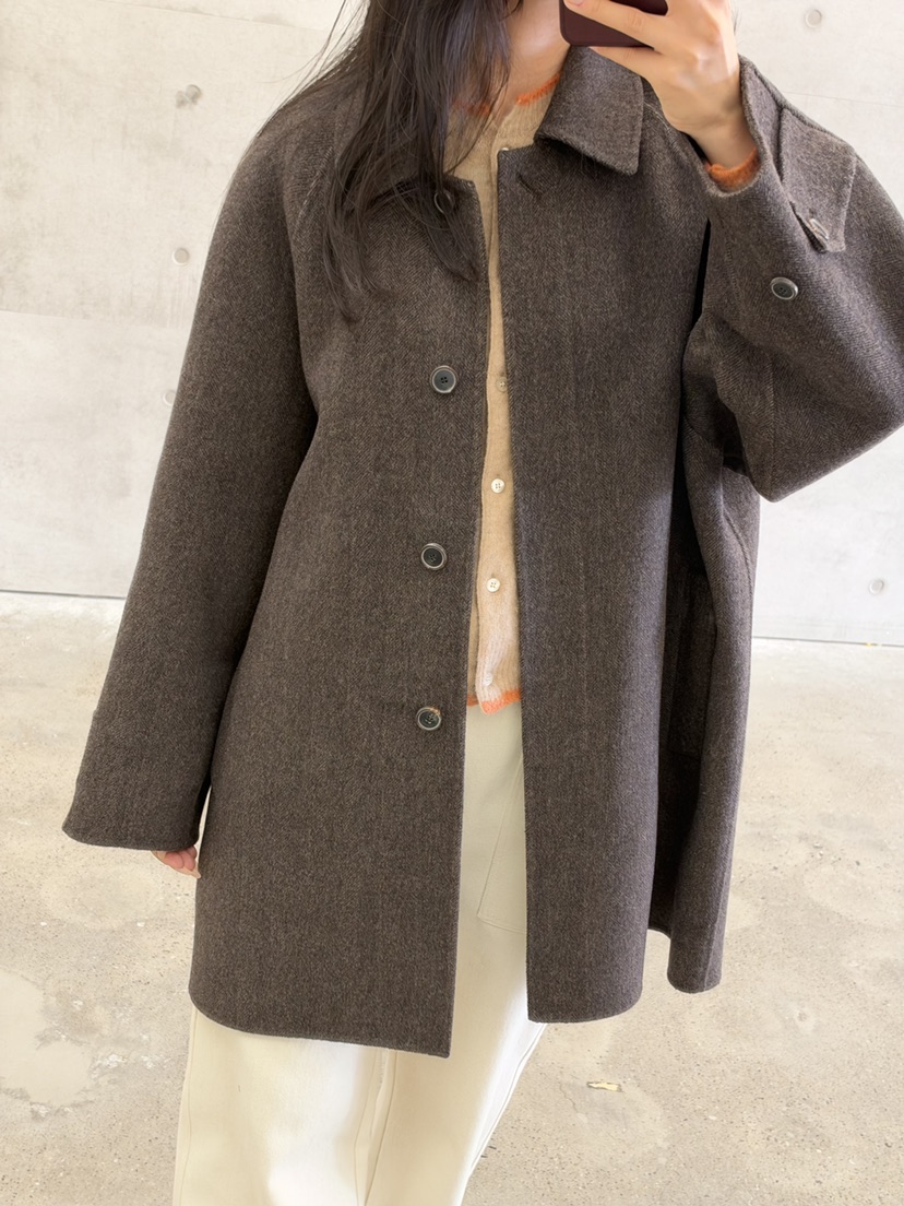 ELIA東大門直郵女裝新款推薦休閑人氣中長款大衣手工制作ELIA STUDIO中長款大衣