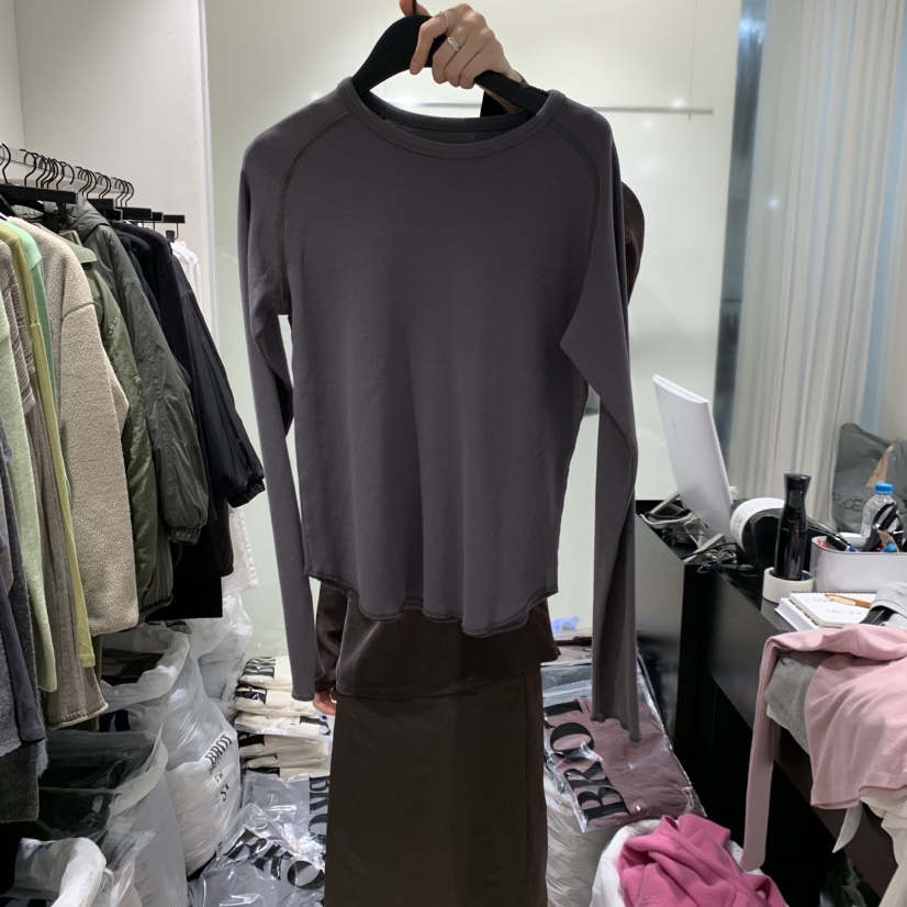 BROT韓國直郵女裝新品休閑人氣真品熱賣推薦時尚長袖T恤BROT長袖T恤圖色6