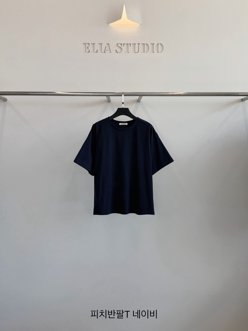 ELIA東大門直郵女士新品真品熱賣推薦人氣休閑時尚T恤ELIA STUDIOT恤圖色6深藍色