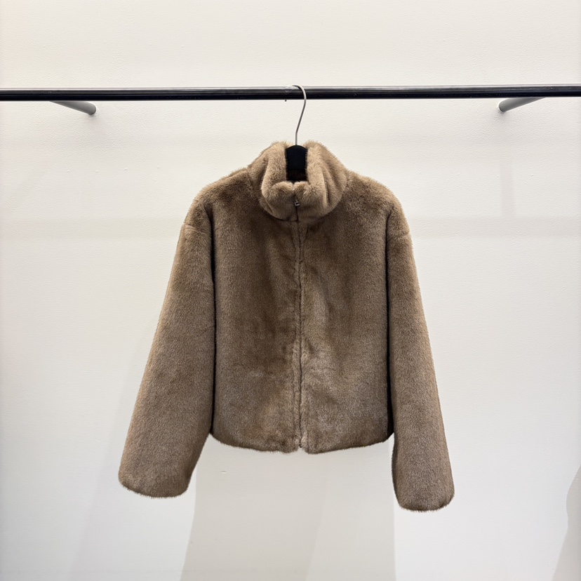 EARLY BIRD東大門直郵女士新品真品人氣休閑短款大衣貂皮EARLY BIRD短款大衣圖色1