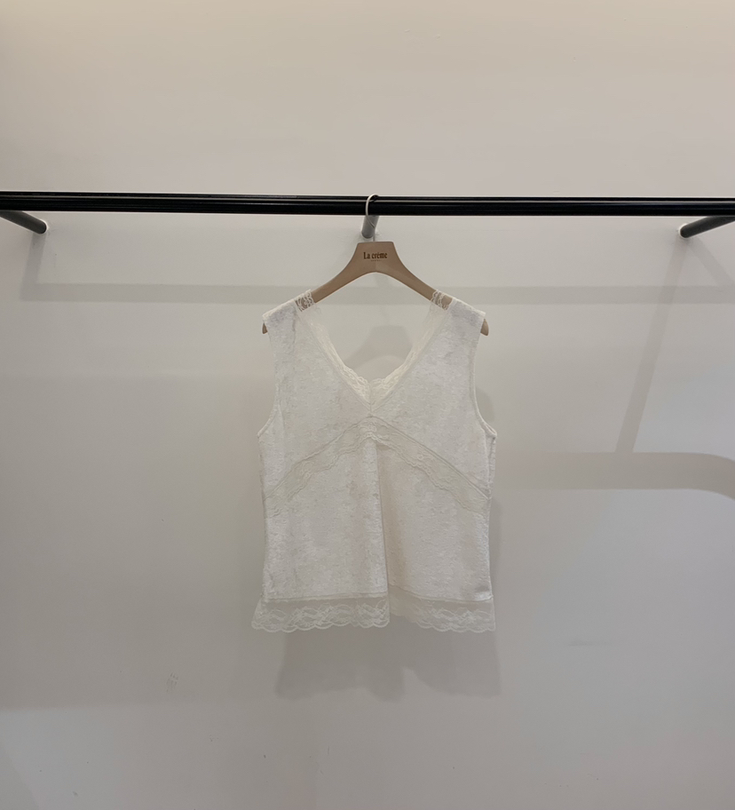 LA CREME韓國代購女士新品休閑推薦人氣吊帶背心天鵝絨無袖LA CREME吊帶/背心圖色2