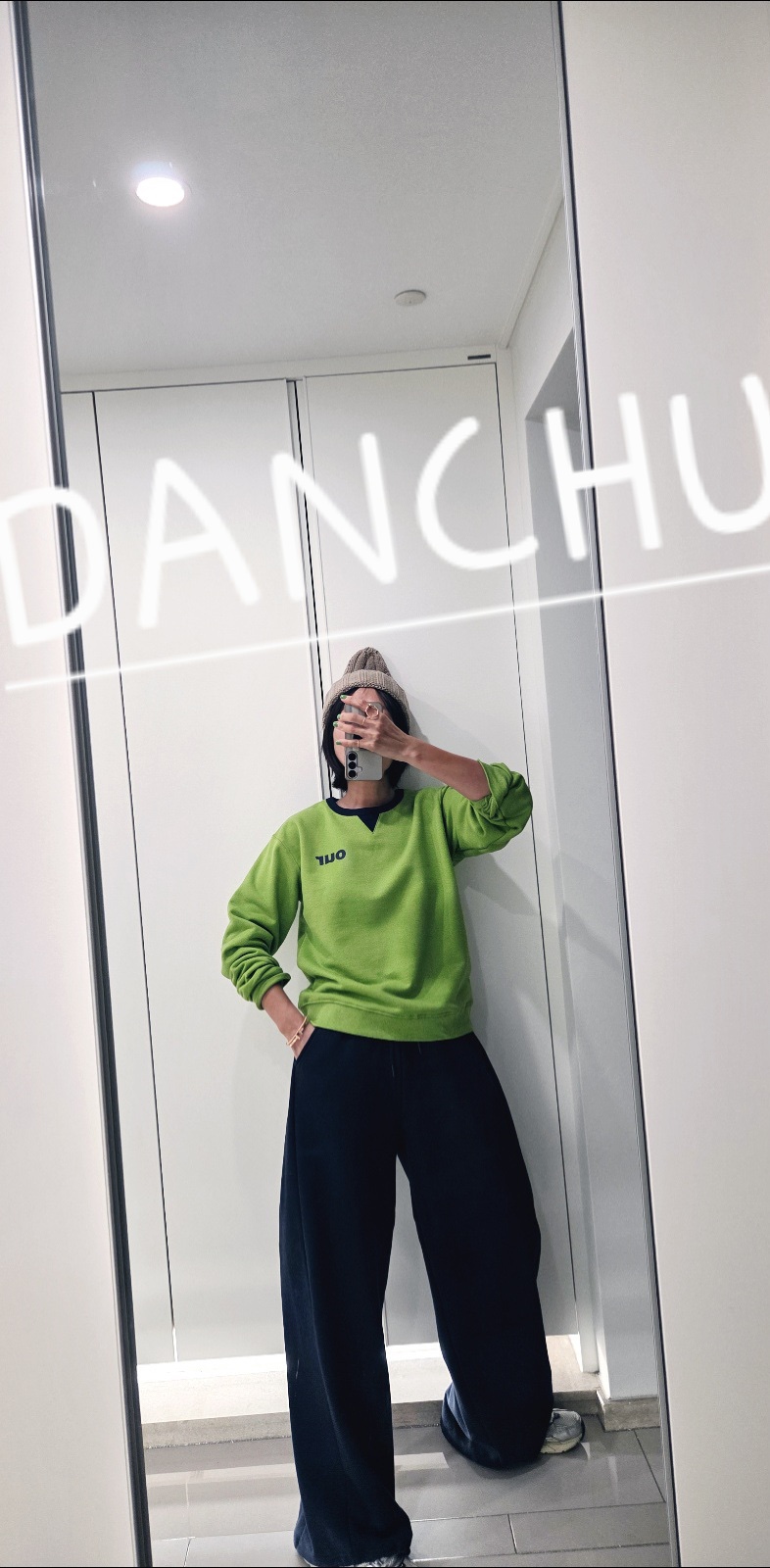 DANCHU東大門實拍女裝新款人氣熱賣時尚推薦休閑衛衣撞色DANCHU衛衣
