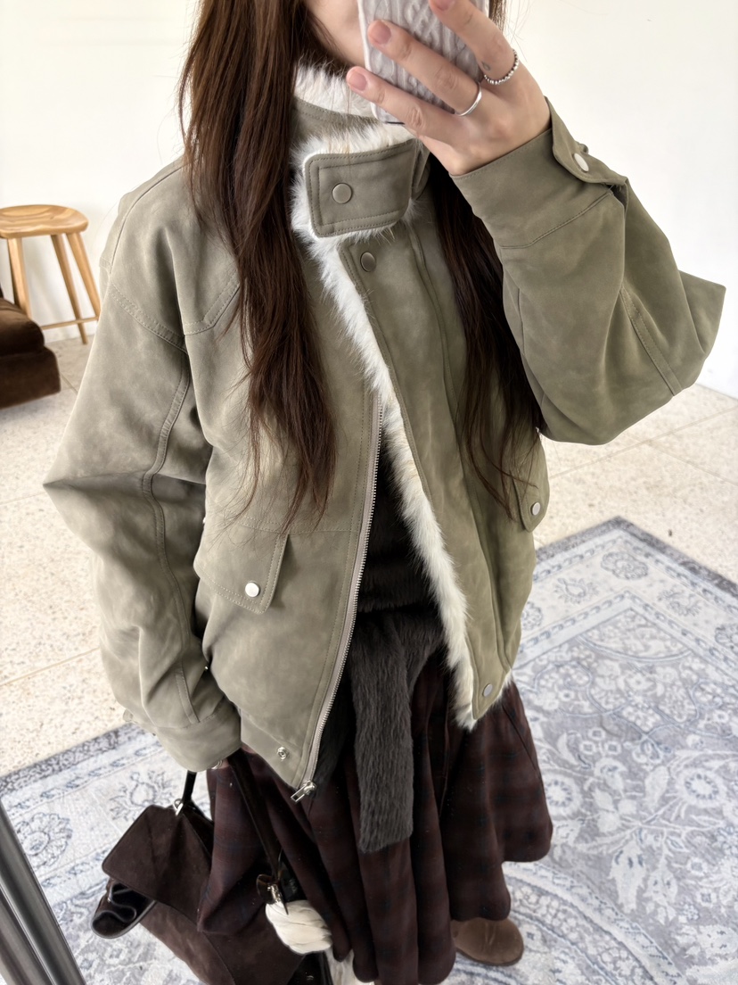 MUGE東大門直郵女裝新品真品人氣熱賣時尚推薦休閑夾克皮草MUGE夾克