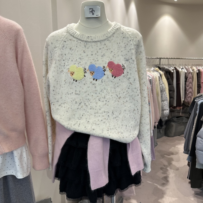 MIMME/LOOKK東大門實拍女士新款休閑真品推薦熱賣人氣毛衣MIMME/LOOKK毛衣圖色1