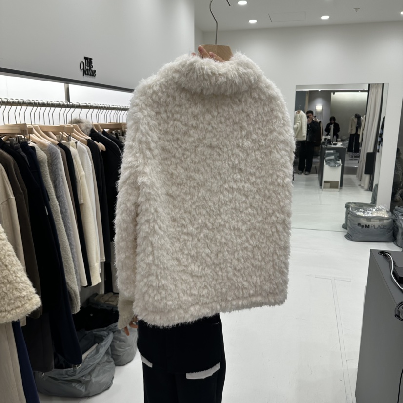 THE VALUE東大門直郵女士新品真品時尚推薦休閑夾克羊皮THE VALUE夾克