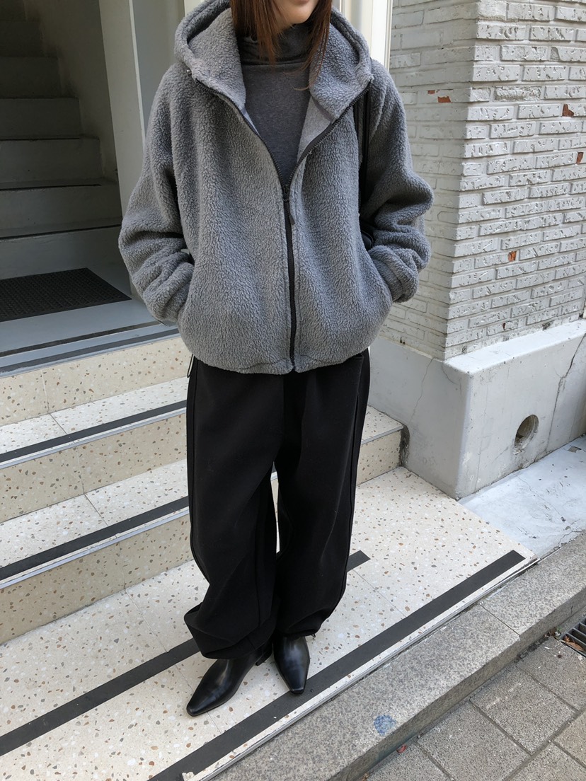 B_GARDER韓國直郵女士新款休閑推薦真品人氣時尚夾克連帽B.GARDER夾克圖色3墨色