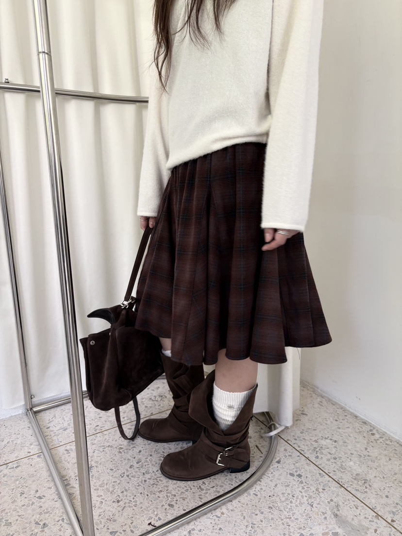 MUGE韓國直郵女士新款休閑推薦熱賣人氣時尚半身裙中短裙MUGE半身裙/中短裙