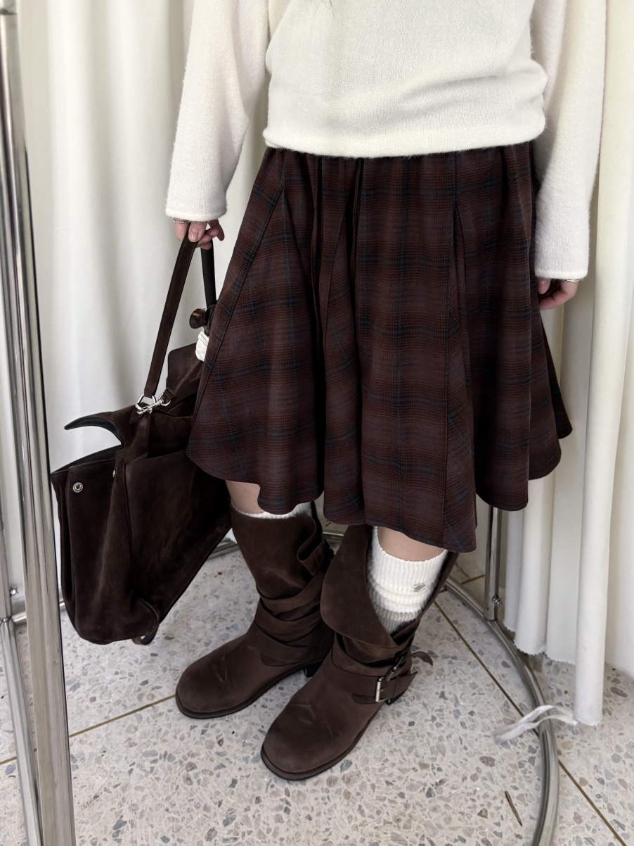 MUGE韓國直郵女士新款休閑推薦熱賣人氣時尚半身裙中短裙MUGE半身裙/中短裙