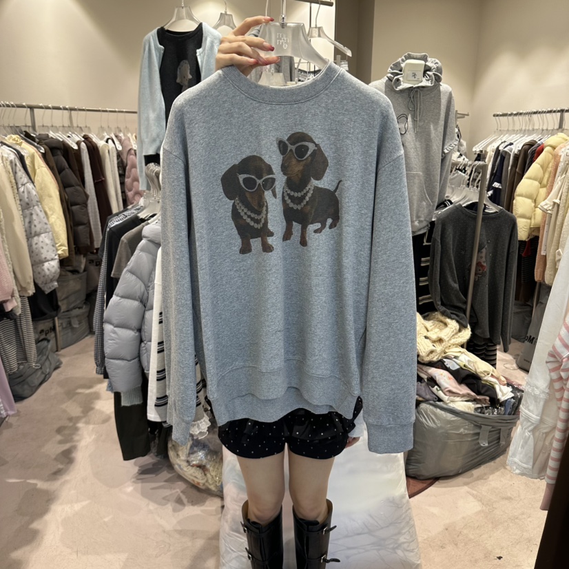MIMME/LOOKK東大門代購女裝新品人氣推薦休閑真品衛衣加絨MIMME/LOOKK衛衣圖色2
