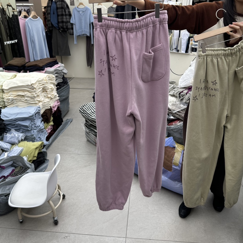 I MFACT韓國代購女士新款熱賣真品休閑時尚人氣休閑褲加絨I MFACT休閑褲