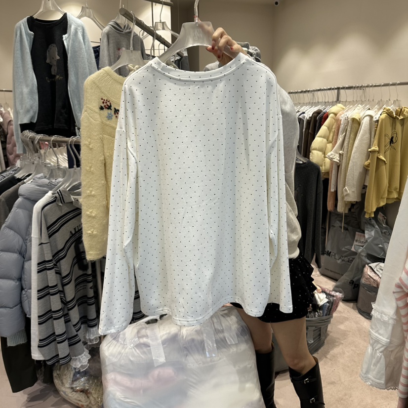 MIMME/LOOKK東大門實拍女裝新品熱賣人氣休閑時尚長袖T恤MIMME/LOOKK長袖T恤