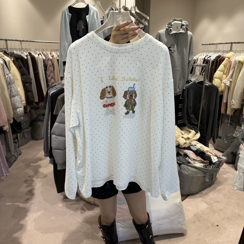 MIMME/LOOKK東大門實拍女裝新品熱賣人氣休閑時尚長袖T恤MIMME/LOOKK長袖T恤圖色1