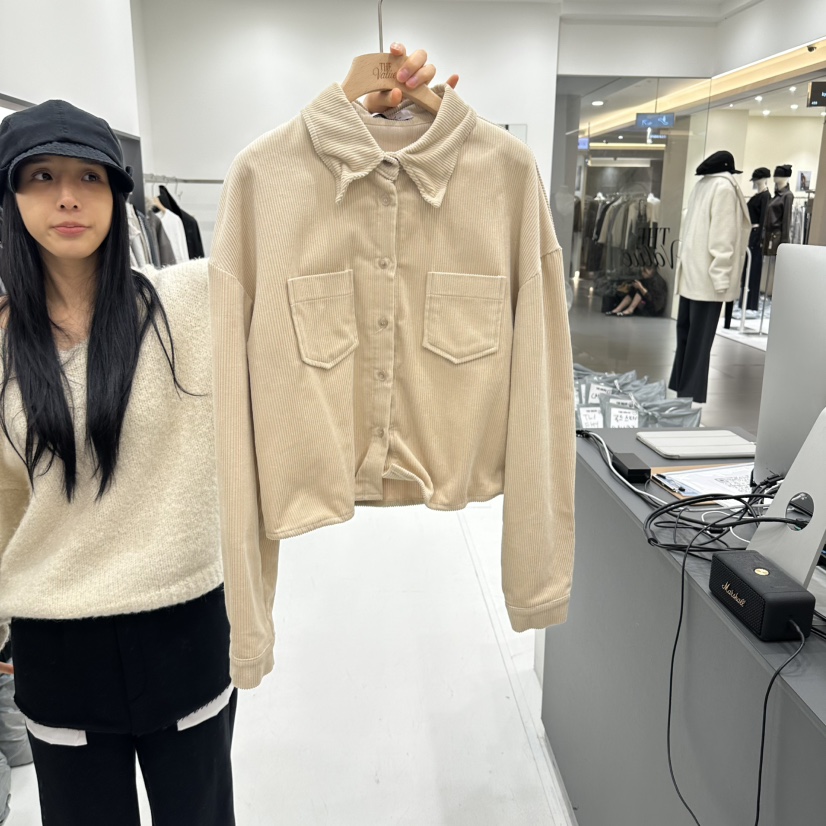 THE VALUE韓國直郵女裝新品休閑時尚真品推薦襯衫蕾絲衫THE VALUE襯衫/蕾絲衫圖色1