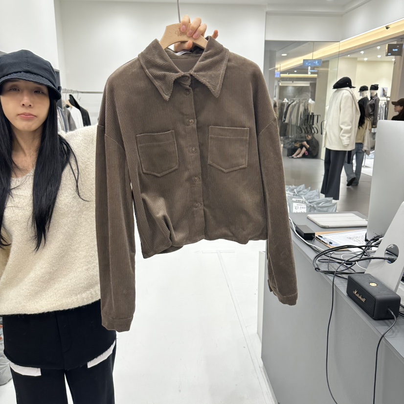 THE VALUE韓國直郵女裝新品休閑時尚真品推薦襯衫蕾絲衫THE VALUE襯衫/蕾絲衫圖色2