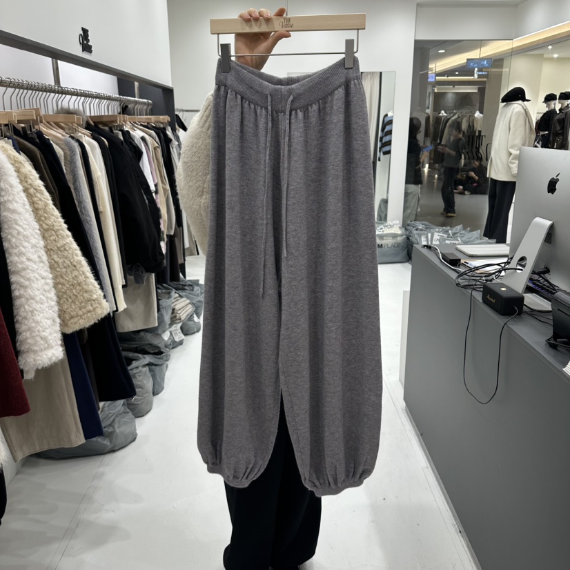 THE VALUE東大門實拍女裝新品人氣時尚熱賣休閑褲針織褲THE VALUE休閑褲圖色2