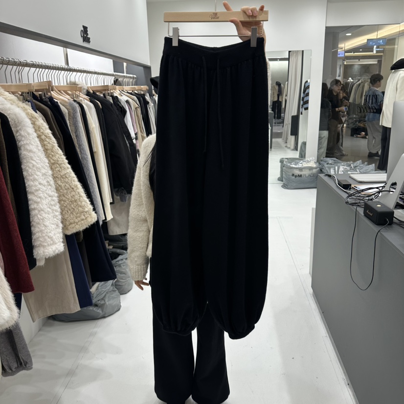 THE VALUE東大門實拍女裝新品人氣時尚熱賣休閑褲針織褲THE VALUE休閑褲圖色3