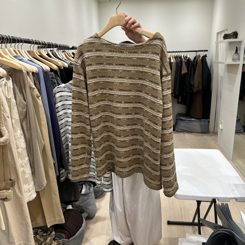 NOTTINGHAM/AVECNOUS/MODEST東大門實拍女裝新品推薦針織衫混紡MODEST/NOTTINGHAM針織衫圖色2