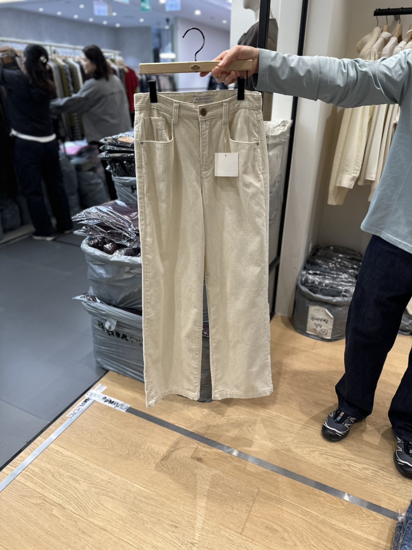 aube nunt東大門代購女士新品休閑時尚真品人氣熱賣休閑褲aube nunt休閑褲圖色1