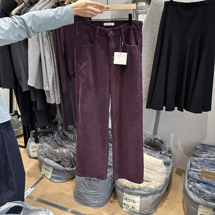 aube nunt東大門代購女士新品休閑時尚真品人氣熱賣休閑褲aube nunt休閑褲圖色2