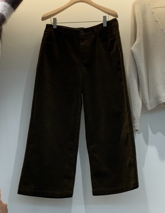ORRD東大門實拍女士新品推薦休閑熱賣真品時尚人氣休閑褲ORRD休閑褲圖色1棕色